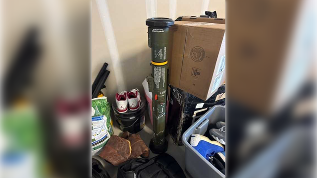 Authorities on Feb. 10, 2026, confiscated four illegally-owned guns and an inert rocket launcher found while serving a search warrant at a Rancho Cordova home.