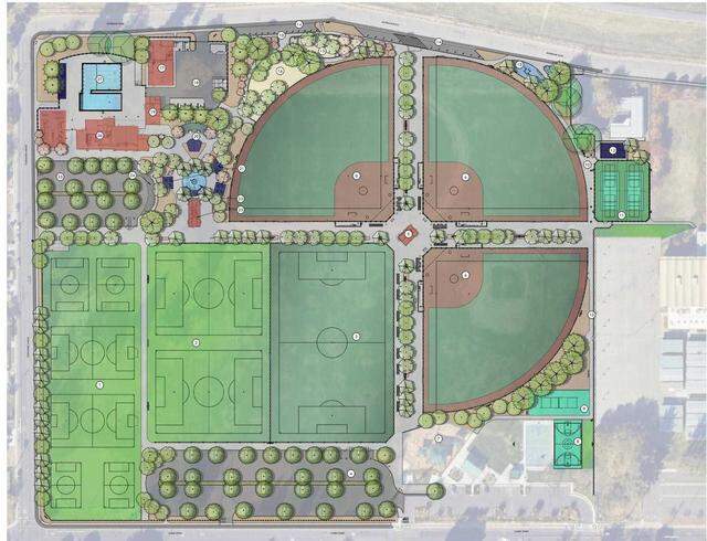 A rendering shows how West Sacramento's largest park will receive a $63 million upgrade. The renovations for Bryte Park are decades in the making.