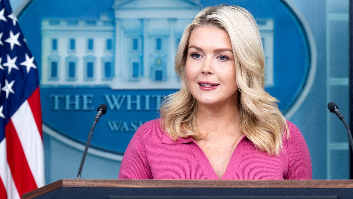 Karoline Leavitt speaking