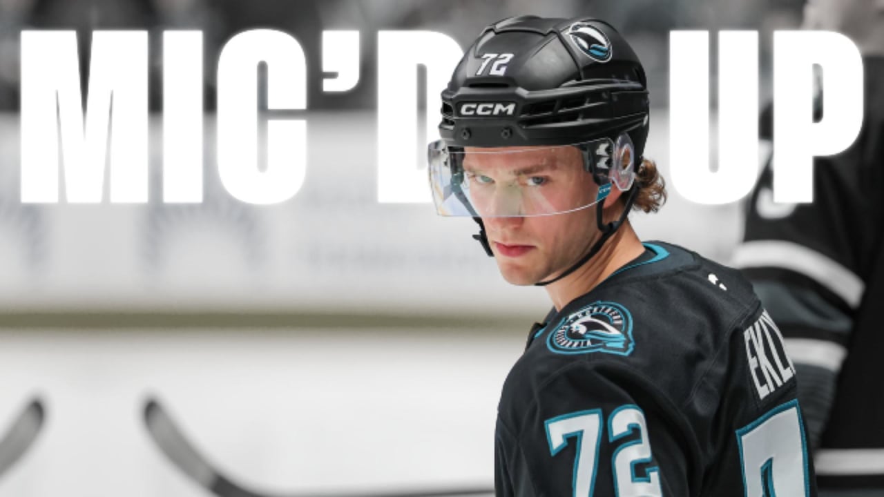 Mic'd Up: William Eklund | San Jose Sharks