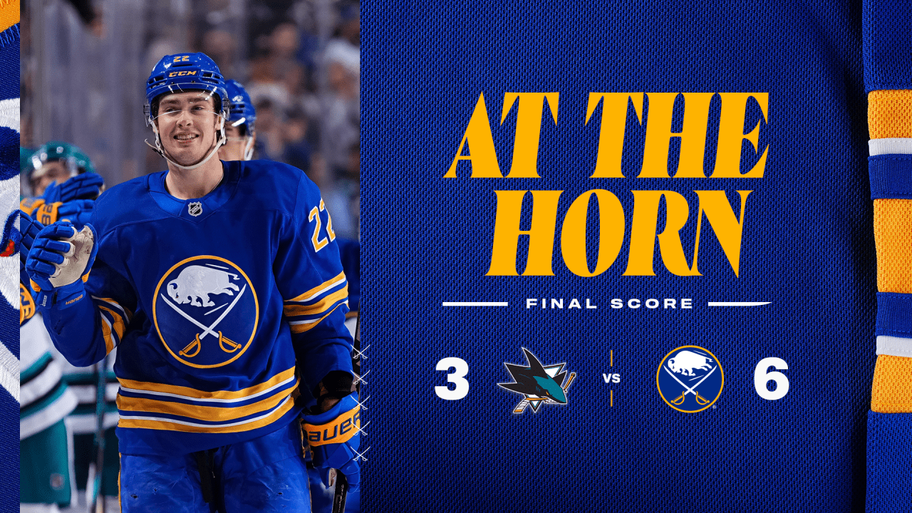 At the Horn | Sabres 6 - Sharks 3