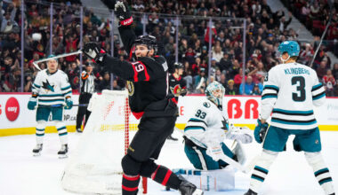 Batherson breaks tie in 3rd, Senators pull away from Sharks to gain in wild card