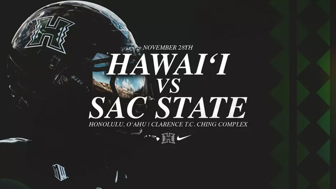 Rainbow Warrior football vs. Sacramento State