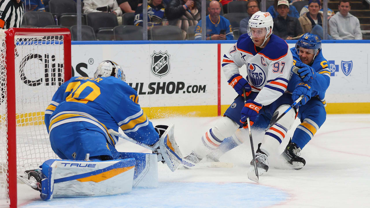GAME RECAP: Blues 3, Oilers 2 (OT)