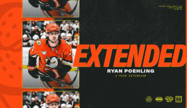Ducks Sign Poehling to Four-Year Contract Extension