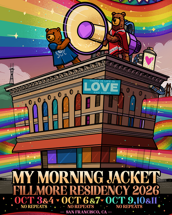My Morning Jacket Fillmore residency 2026, MMJ, Jim James