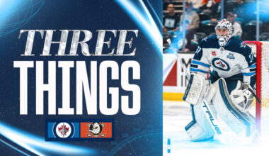 Jets lose in OT in Hellebuyck's return