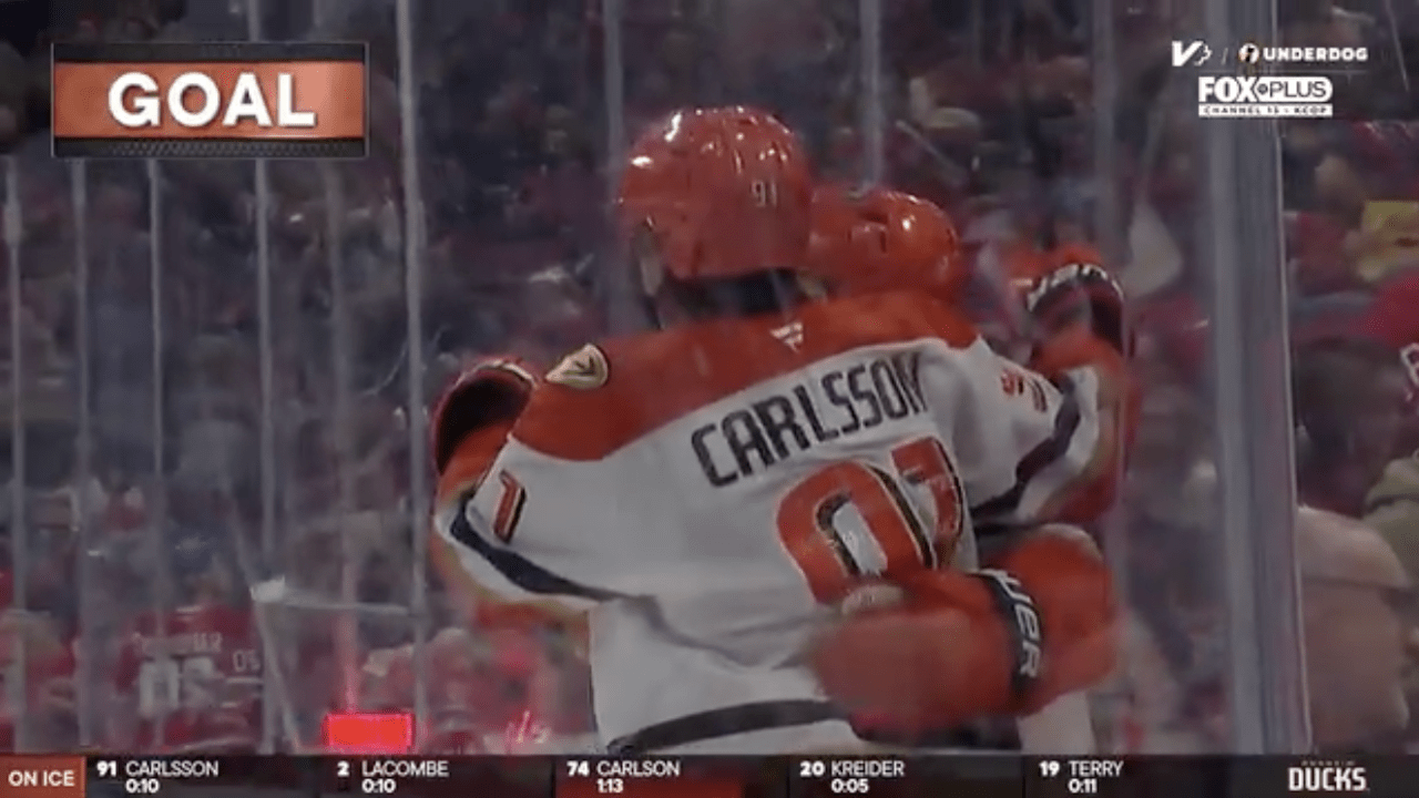 Carlsson buries opening goal | NHL.com