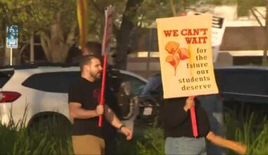 Natomas Unified teachers officially begin first-ever strike