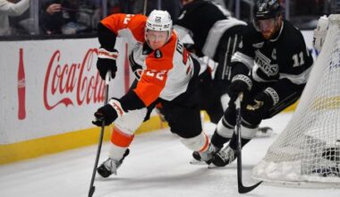 Philadelphia Flyers Defeat San Jose 4-1, Road Winning Streak Reaches Seven Games