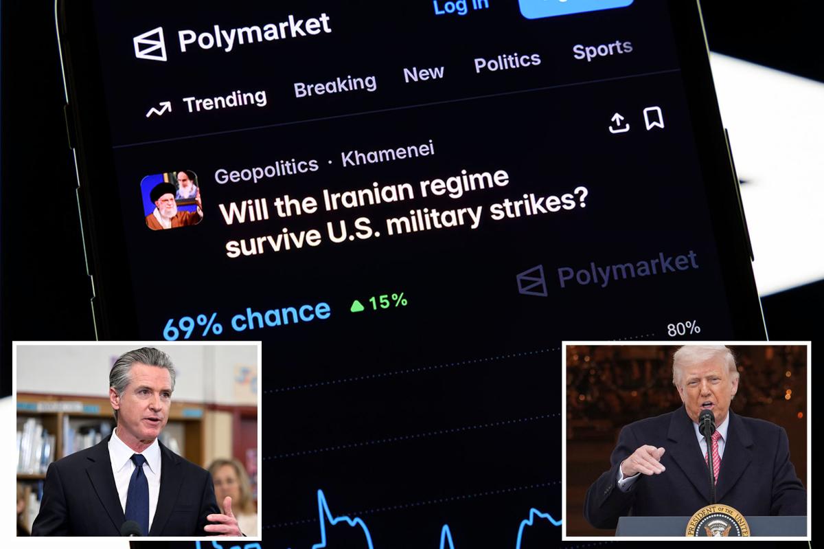 Gavin Newsom jabs Trump on prediction markets by banning California officials from making insider bets