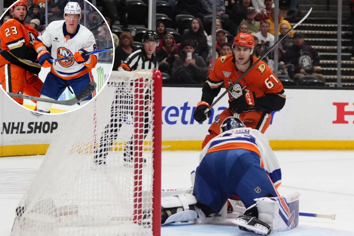 Islanders overwhelmed by Ducks as five-game win streak snapped