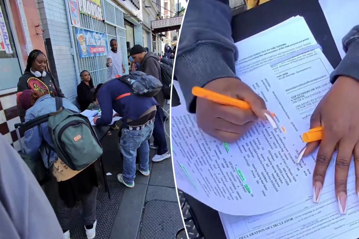 Fraudulent signature gathering for California ballot initiative caught on video in San Francisco