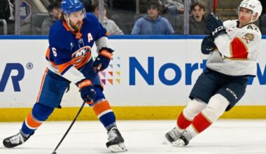 Ryan Pulock misses Islanders' loss to Ducks due to upper body injury