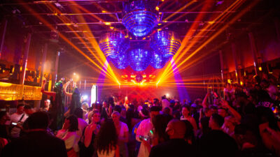 Partygoers enjoy a recent night at Nightingale Plaza in West Hollywood. The venue will host a NYE event featuring Ty Dolla $ign on Dec. 31. (MADE Nightlife)