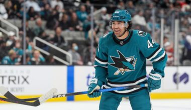 Sharks sign forward Kiefer Sherwood to a five-year contract extension
