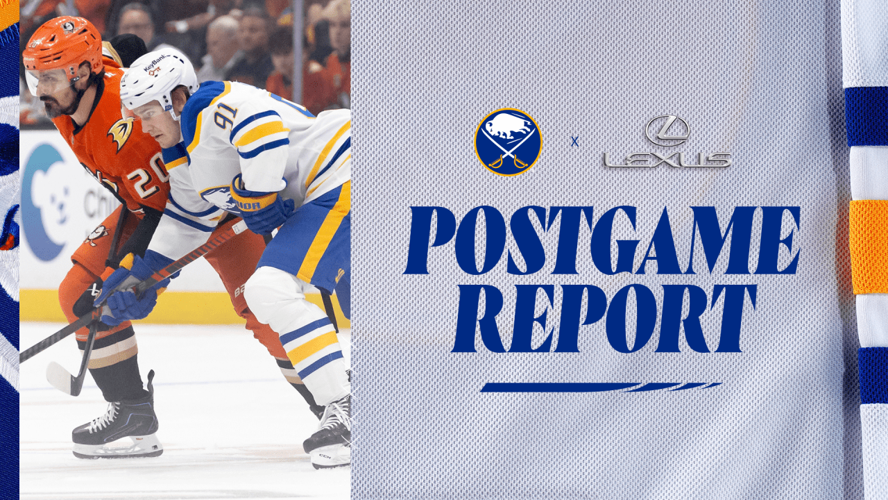 ‘A bit of a track meet’ | Sabres play Ducks’ game for 60 minutes, lose in OT