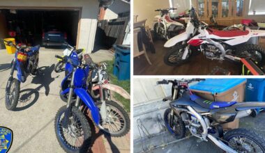 Oakland police arrest 4, seize weapons in illegal dirt bike crackdown