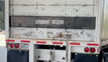 student driver truck