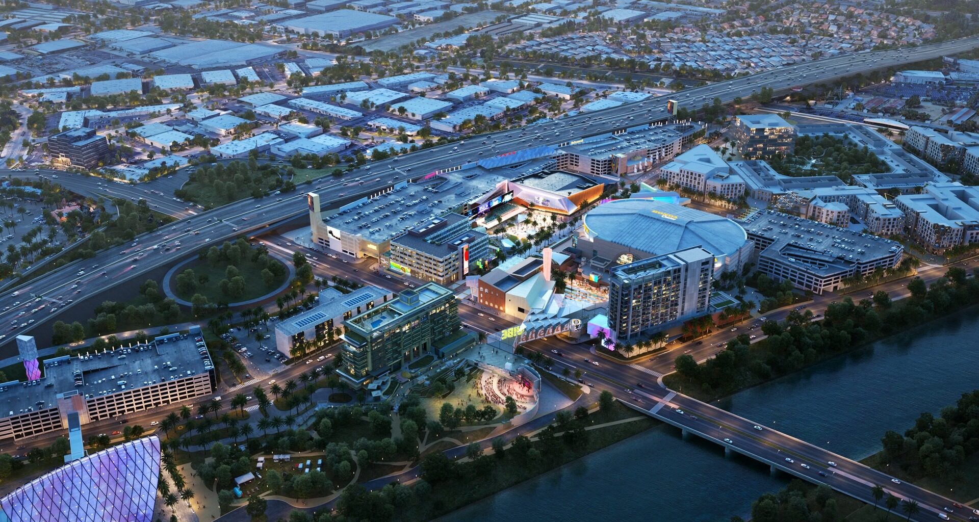 OCVIBE Reveals Renderings for Populous-Designed Concert Hall in Anaheim Entertainment District