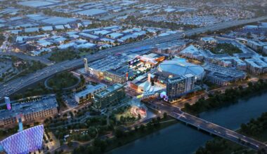 OCVIBE Reveals Renderings for Populous-Designed Concert Hall in Anaheim Entertainment District