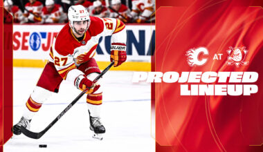 Projected Lineup - Flames @ Ducks