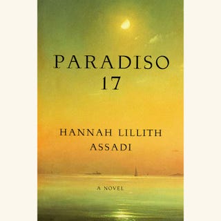 cover of a novel titled paradiso 17 by hannah lillith assadi