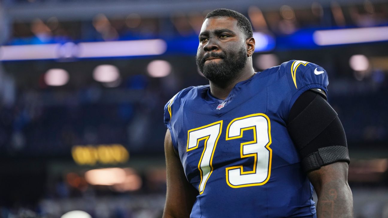 Chargers release Mekhi Becton in cost-cutting move