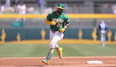 A's Shea Langeliers homers 3 times in spring training game