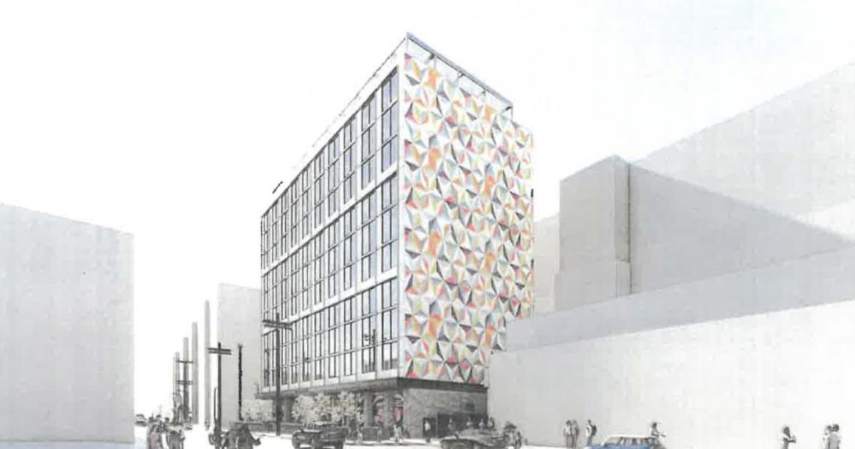 New design for proposed Arts District hotel at 2057 E. 7th St.