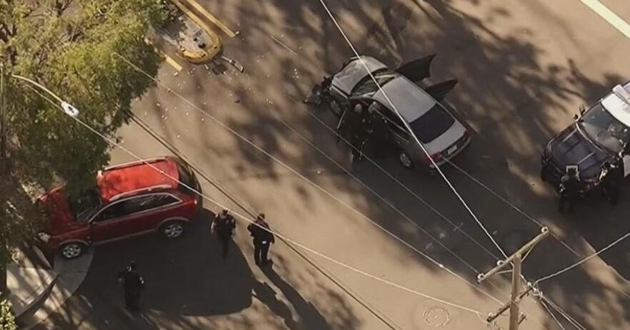 Person sought by San Jose police arrested after crashing in residential area