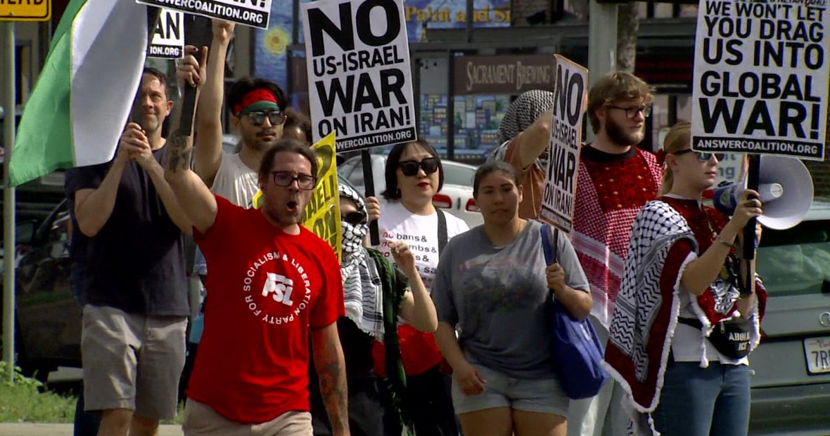 Sacramento anti-war demonstrators mobilize after U.S., Israeli strikes in Iran