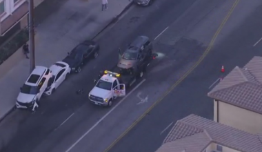 Alleged reckless driver in Los Angeles leads police on chase, eventually collides with innocent driver