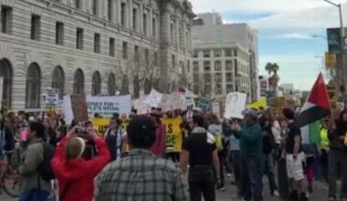 Several anti-war protests spring up around Bay Area