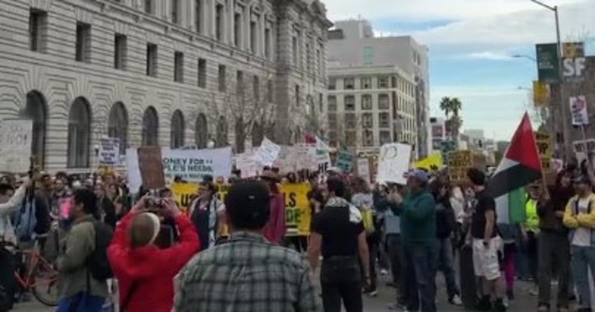 Several anti-war protests spring up around Bay Area