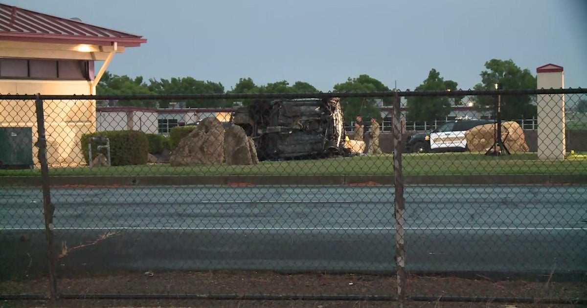 Travis Air Force Base's main gate closed due to crash