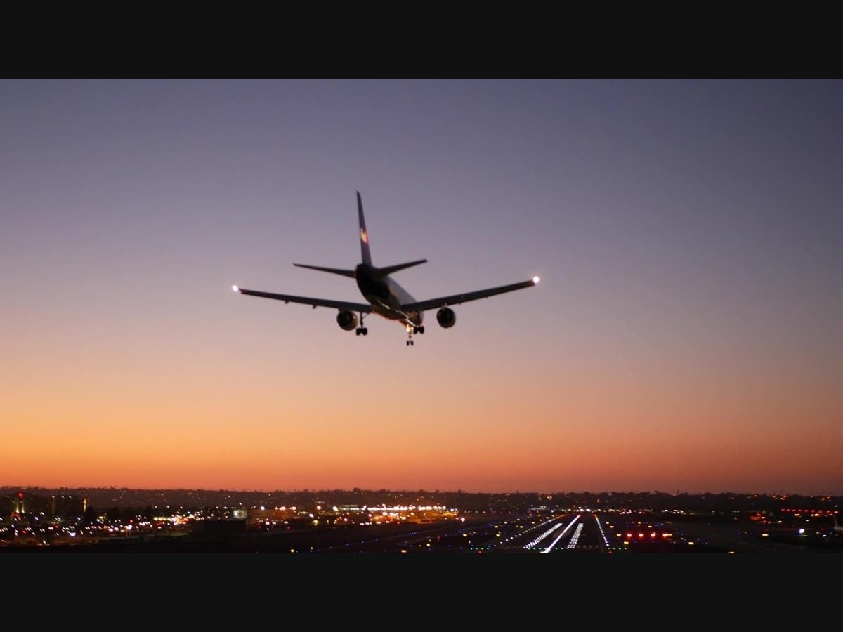 Plane Arrives Safely At San Diego Airport After Possible Engine Fire