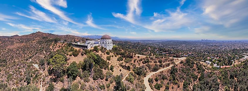 Griffith Observatory in Griffith Park, Los Angeles, California