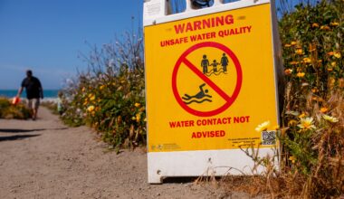 Health Officials Issue Beach Warnings Amid Heat Wave