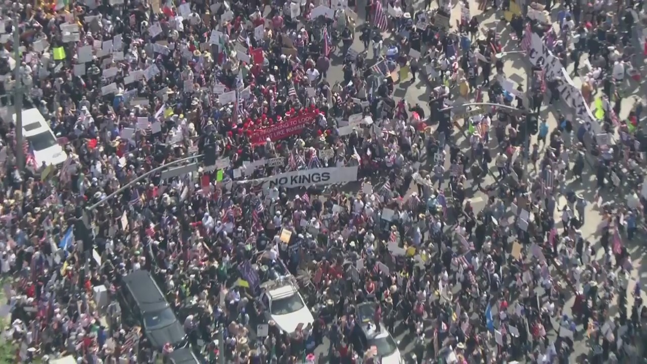 PREVIOUS COVERAGE: 'No Kings' protest underway in Los Angeles