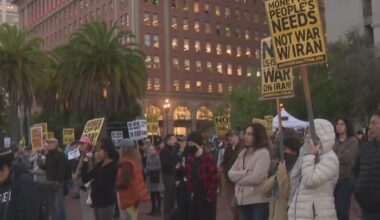 Rallies held in the Bay Area to protest against U.S.-Israeli war with Iran