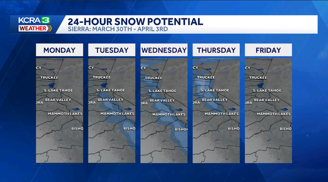 Spring Break 24-Hour Snow Potential spring break 24-hour snow potential