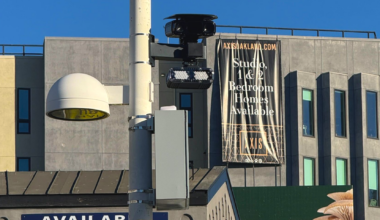 Which Oakland streets saw the most speed camera warnings?