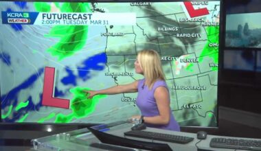 Spring break weather forecast for California