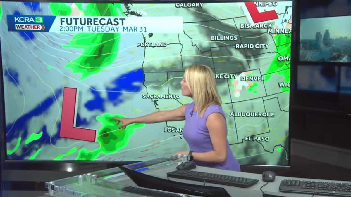 Spring break weather forecast for California