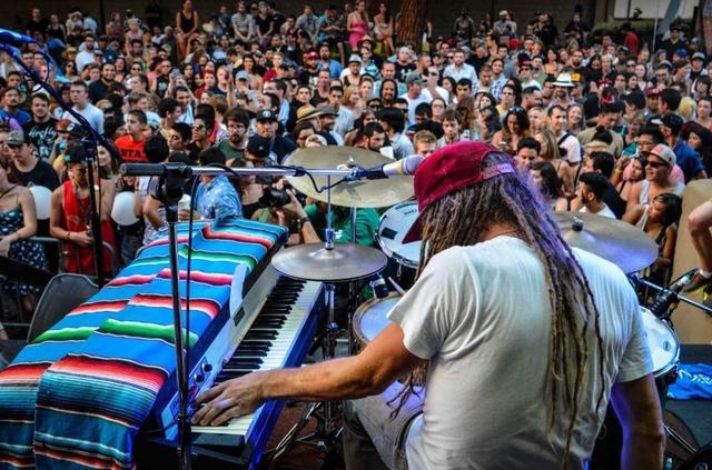 Strange Vine plays FresYes Fest for the third time. The duo played the first festival in 2014.