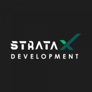 StrataX Development logo, San Jose real estate developer focused on ADU and housing solutions