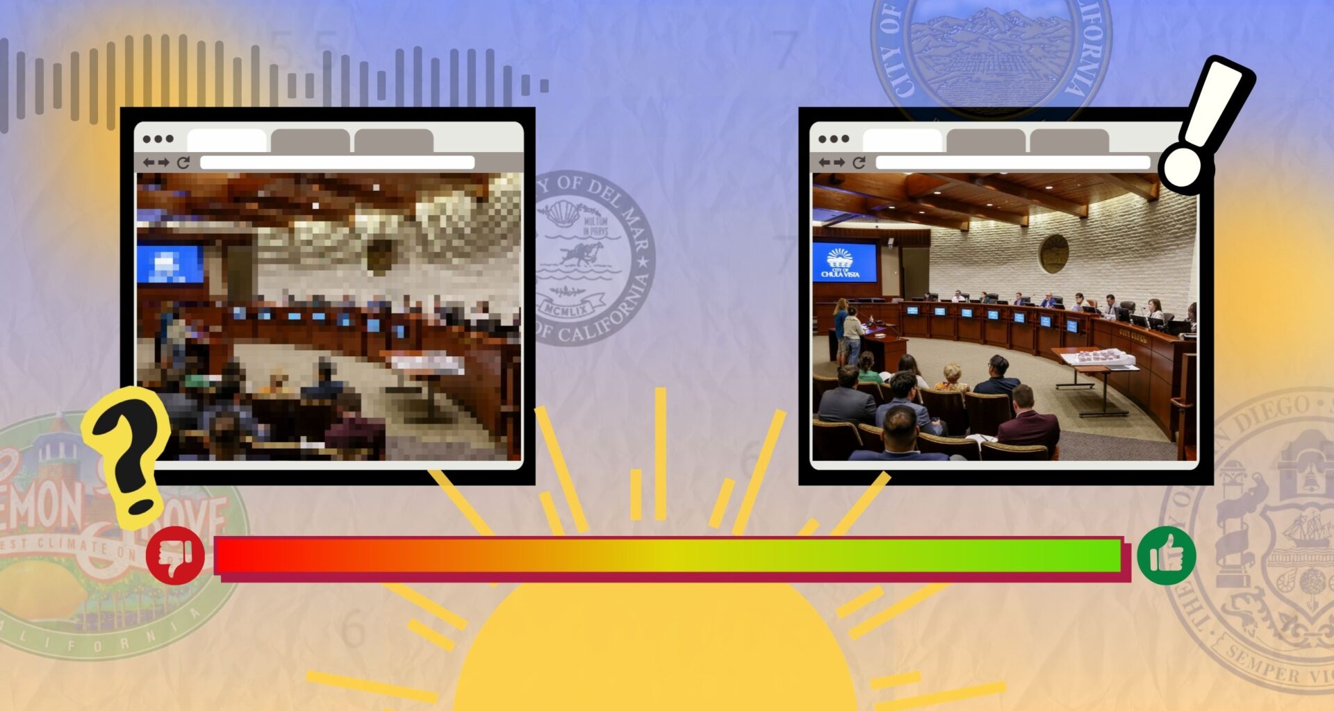 How accessible is local government across San Diego?