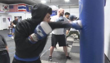 Two local young boxers prepare for fights in Redding, California
