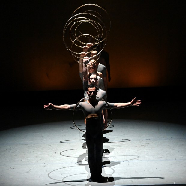 A scene from City Ballet of San Diego's presentation of choreographer Annabelle Lopez Ochoa's "Ecliptic," which will return for the company's March dance concerts. (Anna Scipione)